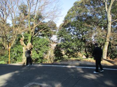 冬の晴れ間３年生学年末考査