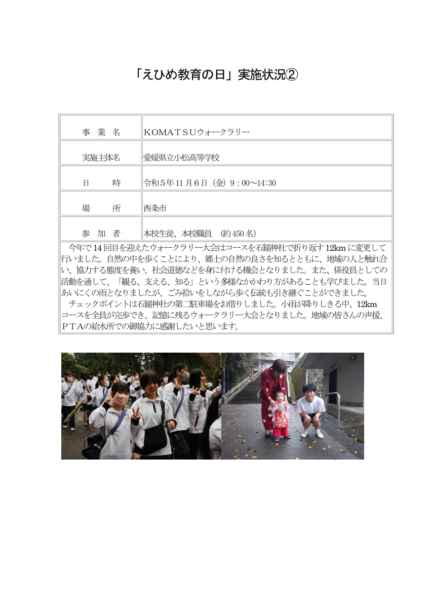 R5実施状況報告_小松ＨＰ用２.pdfの1ページ目のサムネイル